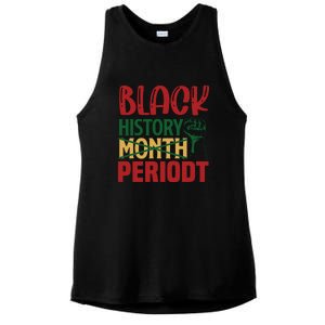 Happy Black History Month Period Gift Ladies PosiCharge Tri-Blend Wicking Tank