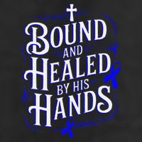 Healed By His Hands Juvenile Arthritis Awareness 7 Panel Mesh Trucker Snapback Hat
