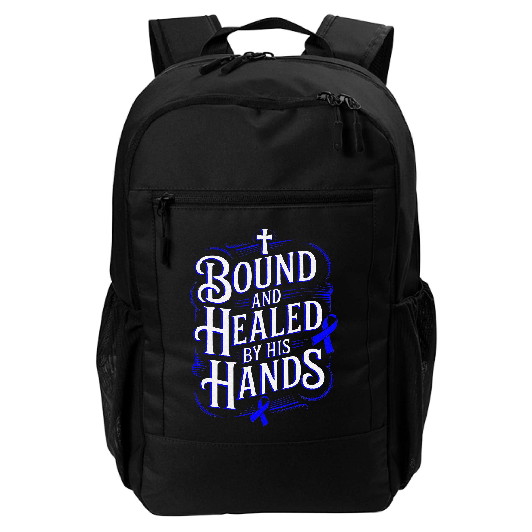 Healed By His Hands Juvenile Arthritis Awareness Backpack