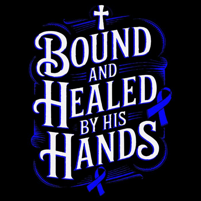 Healed By His Hands Juvenile Arthritis Awareness Flat Bill Trucker Hat
