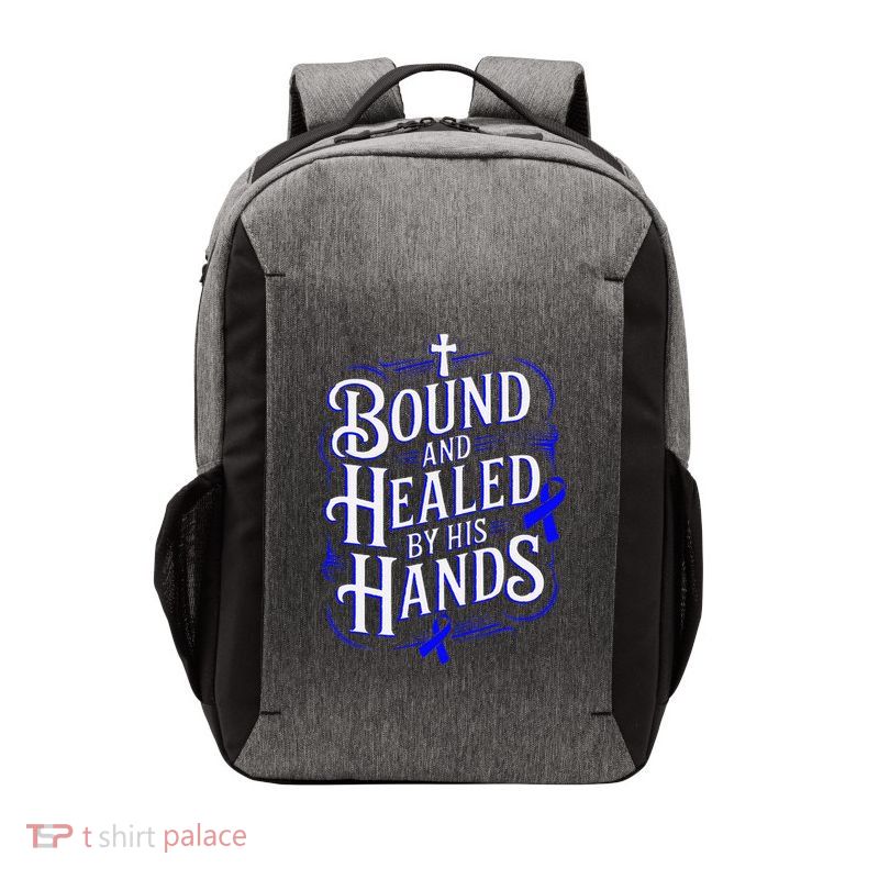 Healed By His Hands Juvenile Arthritis Awareness Vector Backpack