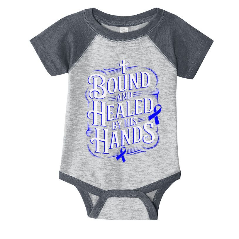 Healed By His Hands Juvenile Arthritis Awareness Infant Baby Jersey Bodysuit