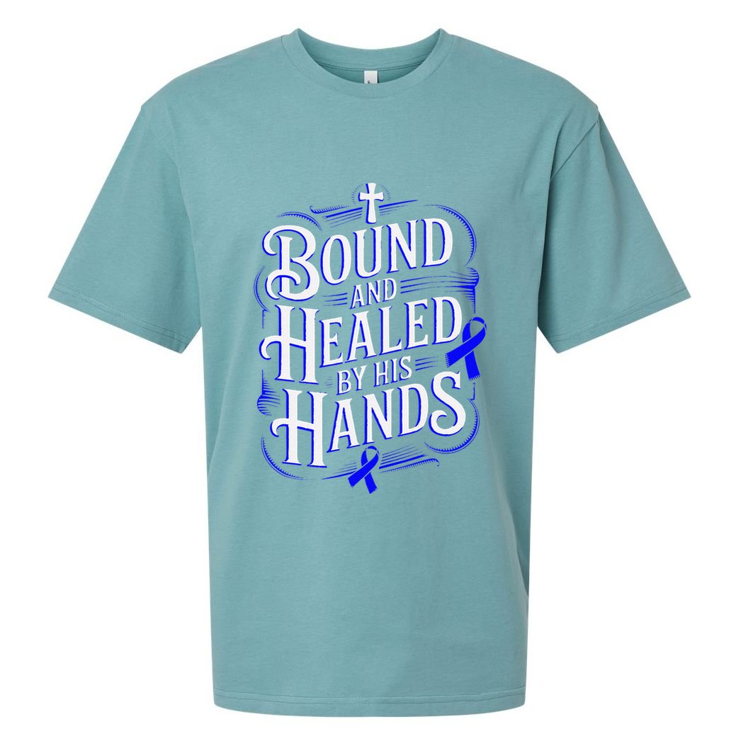 Healed By His Hands Juvenile Arthritis Awareness Sueded Cloud Jersey T-Shirt