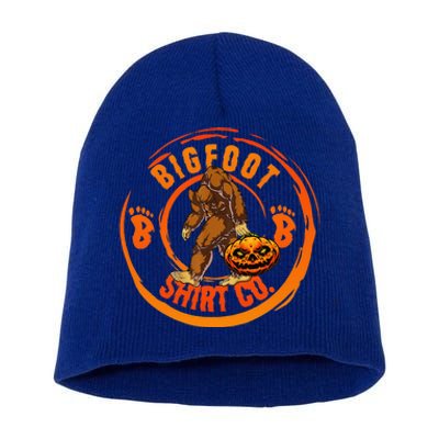 Headless Bigfoot Halloween Short Acrylic Beanie