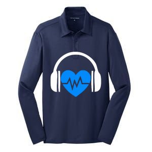 Heart Beat Silk Touch Performance Long Sleeve Polo