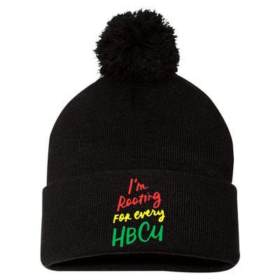 HBCU Black History Month Im Rooting For Every HBCU Pom Pom 12in Knit Beanie