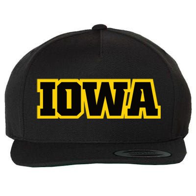 Iowa Wool Snapback Cap