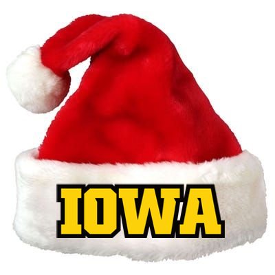 Iowa Premium Christmas Santa Hat