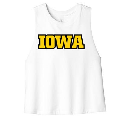 Iowa Women's Racerback Cropped Tank