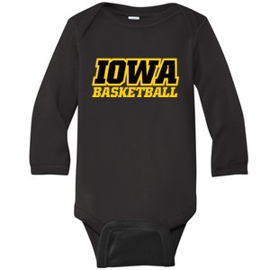 Iowa Basketball Baby Long Sleeve Bodysuit