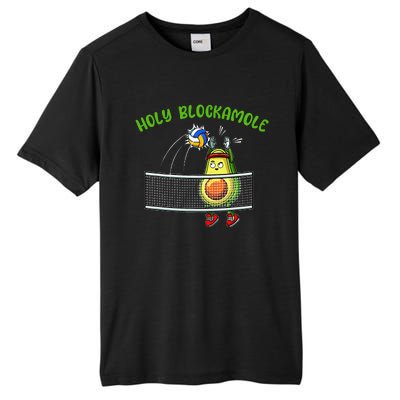 Holy Blockamole I Volleyball Avocado Food Lover Funny Tall Fusion ChromaSoft Performance T-Shirt