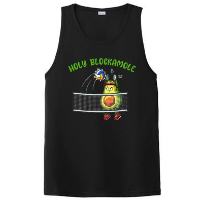 Holy Blockamole I Volleyball Avocado Food Lover Funny PosiCharge Competitor Tank