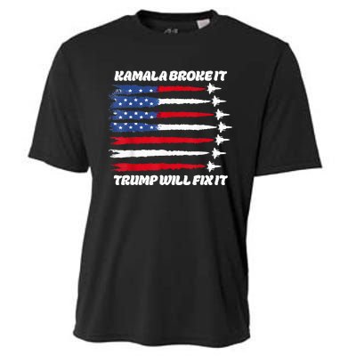 Harris Broke It Trump Will Fix It Kamala Broke It Trump 2024 Cooling Performance Crew T-Shirt