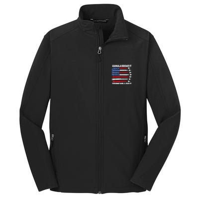 Harris Broke It Trump Will Fix It Kamala Broke It Trump 2024 Core Soft Shell Jacket