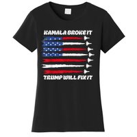 Harris Broke It Trump Will Fix It Kamala Broke It Trump 2024 Women's T-Shirt