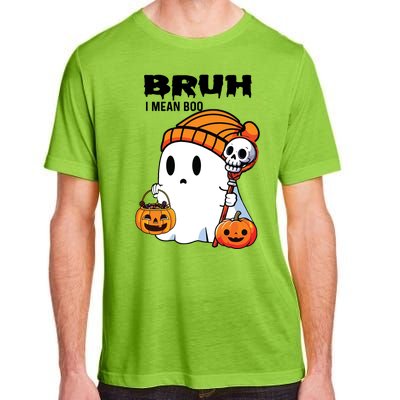 Halloween Bruh I Mean Boo Ghost Funny Adult ChromaSoft Performance T-Shirt