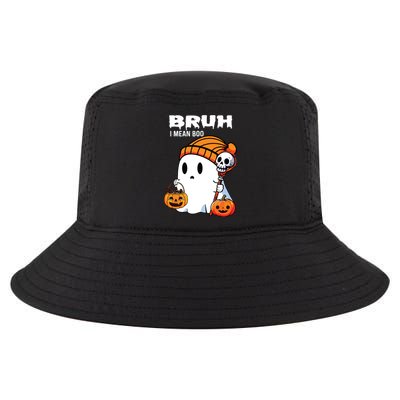 Halloween Bruh I Mean Boo Ghost Funny Cool Comfort Performance Bucket Hat
