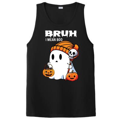 Halloween Bruh I Mean Boo Ghost Funny PosiCharge Competitor Tank