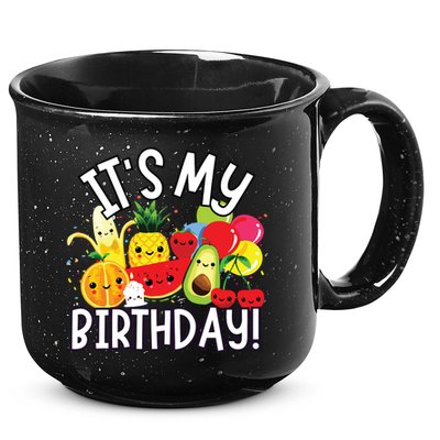 Hey Bear Its My Birthday Birthday Boy Girl 15oz Campfire Ceramic Mug