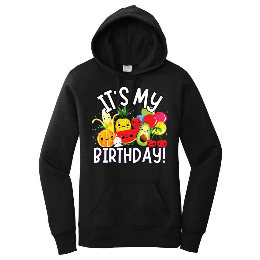 Hey Bear Its My Birthday Birthday Boy Girl Women's Pullover Hoodie