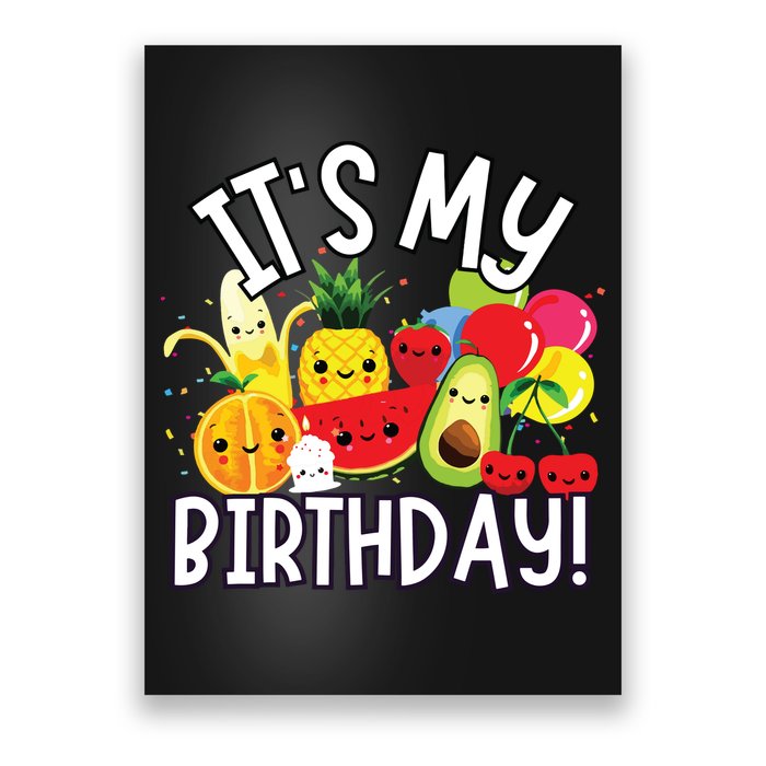 Hey Bear Its My Birthday Birthday Boy Girl Poster