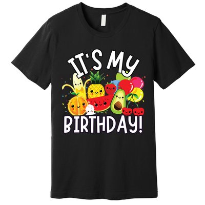 Hey Bear Its My Birthday Birthday Boy Girl Premium T-Shirt