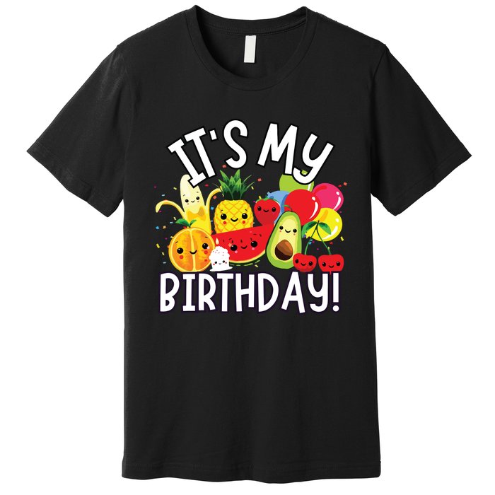 Hey Bear Its My Birthday Birthday Boy Girl Premium T-Shirt