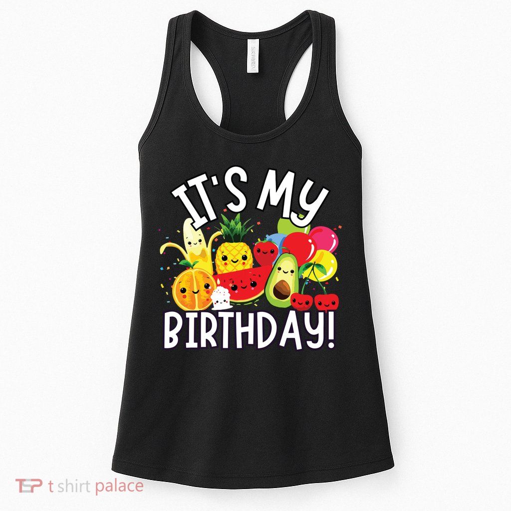 Hey Bear Its My Birthday Birthday Boy Girl Womens Tank Top