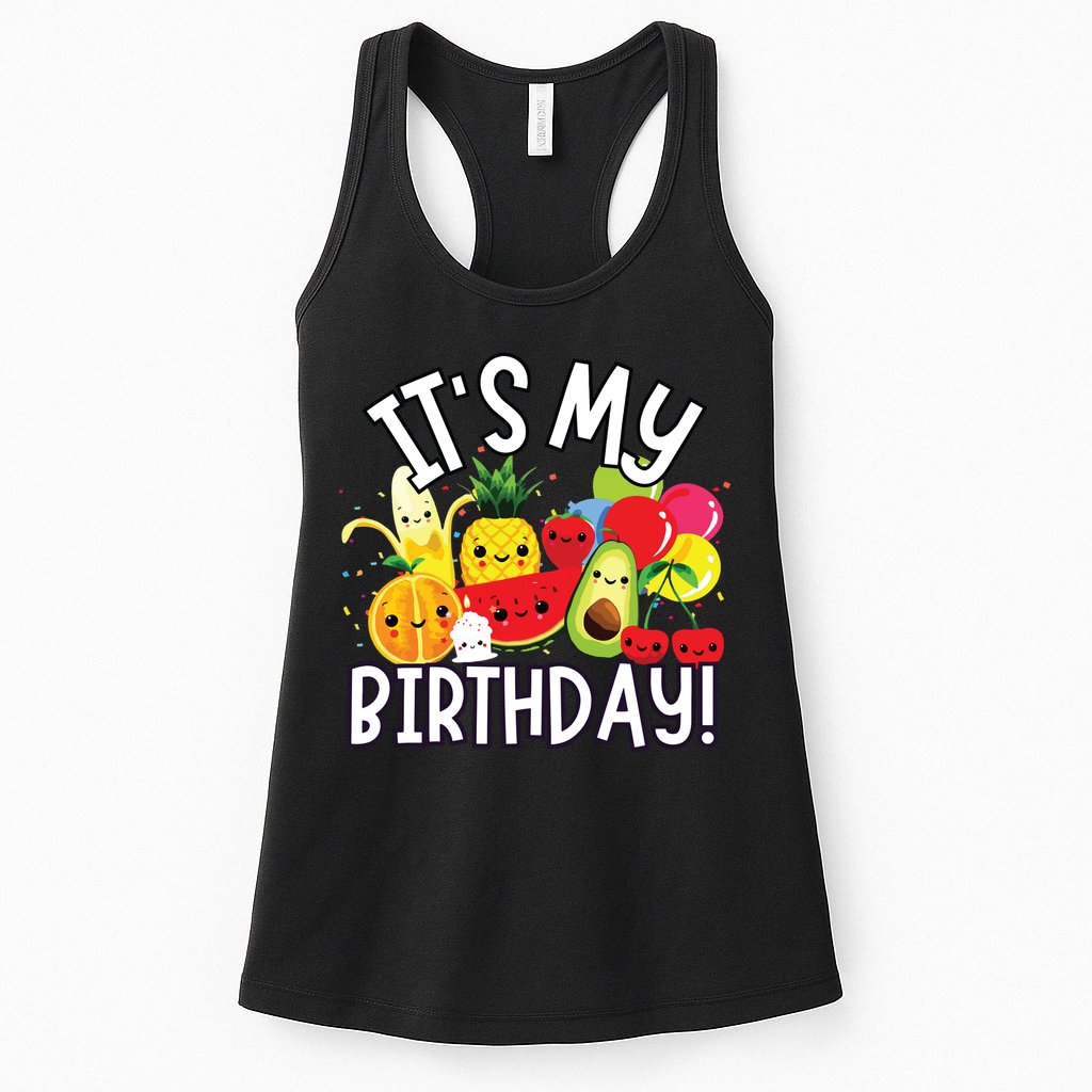 Hey Bear Its My Birthday Birthday Boy Girl Womens Tank Top