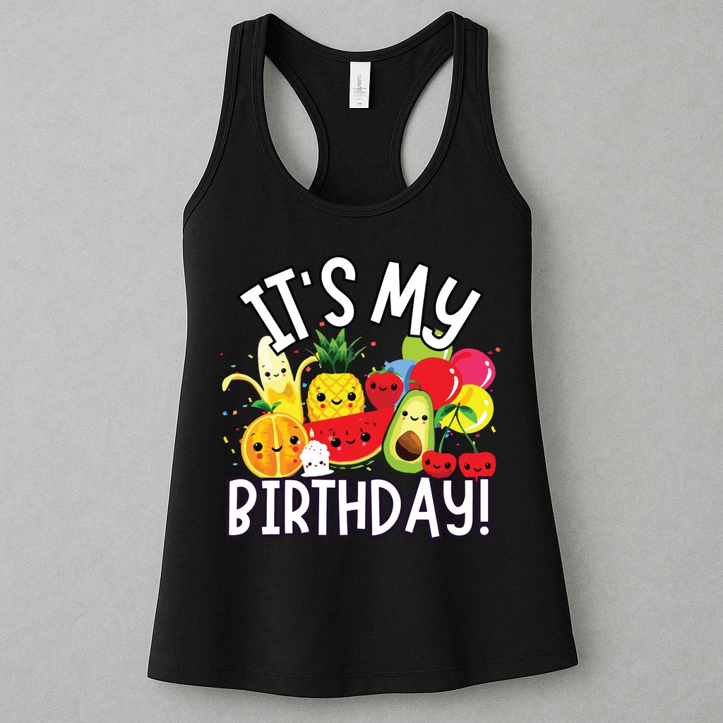 Hey Bear Its My Birthday Birthday Boy Girl Womens Tank Top