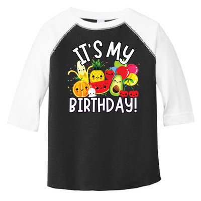 Hey Bear Its My Birthday Birthday Boy Girl Toddler Fine Jersey T-Shirt