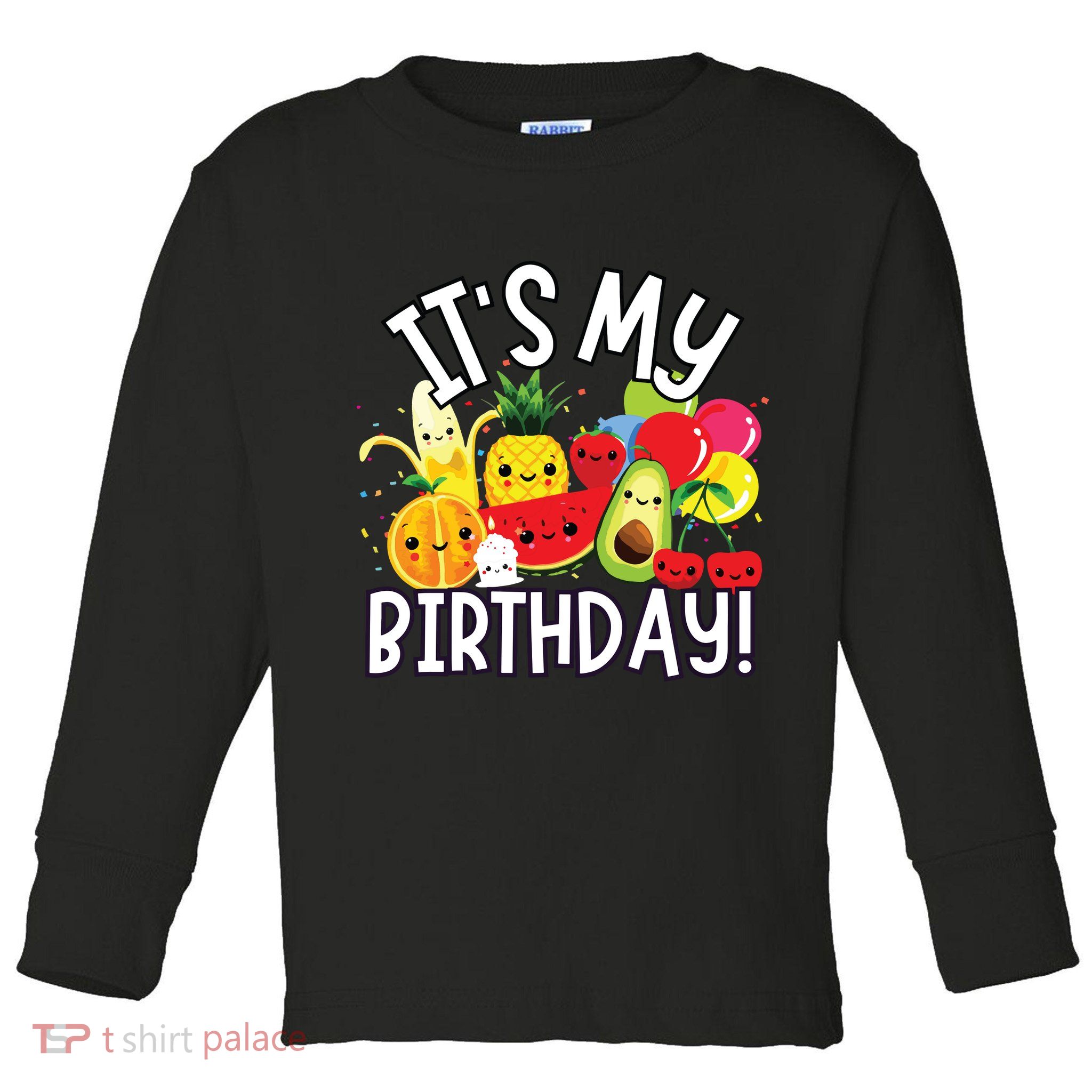 Hey Bear Its My Birthday Birthday Boy Girl Toddler Long Sleeve Shirt