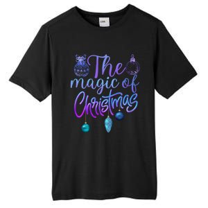 Holiday Believe In The Magic Of Christmas Cool Gift Tall Fusion ChromaSoft Performance T-Shirt