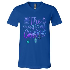 Holiday Believe In The Magic Of Christmas Cool Gift V-Neck T-Shirt