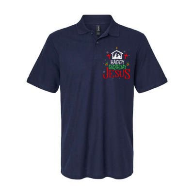 Happy Birthday Jesus Funny Christian Christmas Holiday Gifts Softstyle Adult Sport Polo