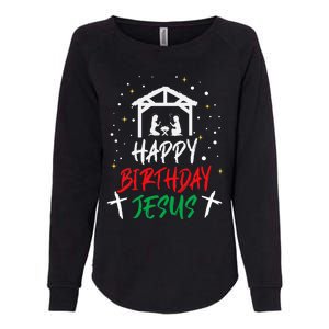 Happy Birthday Jesus Womens California Wash Sweatshirt