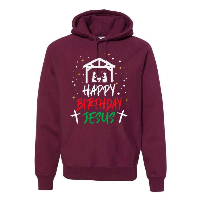 Happy Birthday Jesus Premium Hoodie