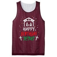 Happy Birthday Jesus Mesh Reversible Basketball Jersey Tank