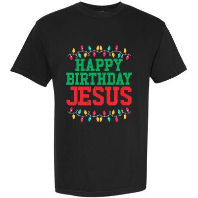 Happy Birthday Jesus Christian Christmas Garment-Dyed Heavyweight T-Shirt