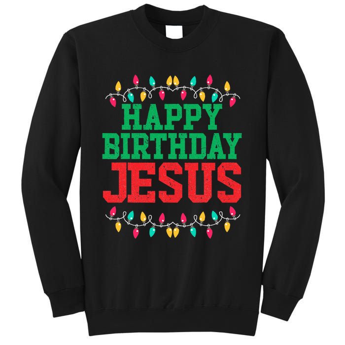 Happy Birthday Jesus Christian Christmas Sweatshirt