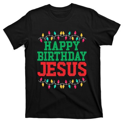 Happy Birthday Jesus Christian Christmas T-Shirt