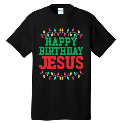 Happy Birthday Jesus Christian Christmas Tall T-Shirt