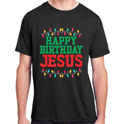 Happy Birthday Jesus Christian Christmas Adult ChromaSoft Performance T-Shirt