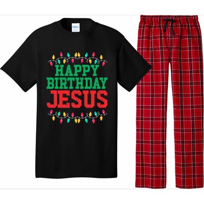 Happy Birthday Jesus Christian Christmas Pajama Set