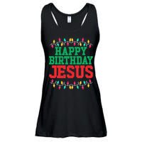 Happy Birthday Jesus Christian Christmas Ladies Essential Flowy Tank