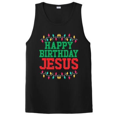 Happy Birthday Jesus Christian Christmas PosiCharge Competitor Tank