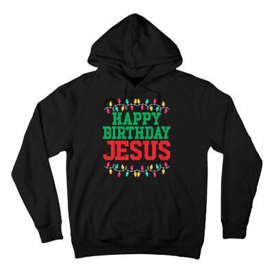 Happy Birthday Jesus Christian Christmas Tall Hoodie