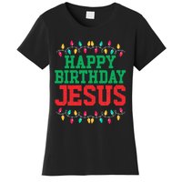 Happy Birthday Jesus Christian Christmas Women's T-Shirt