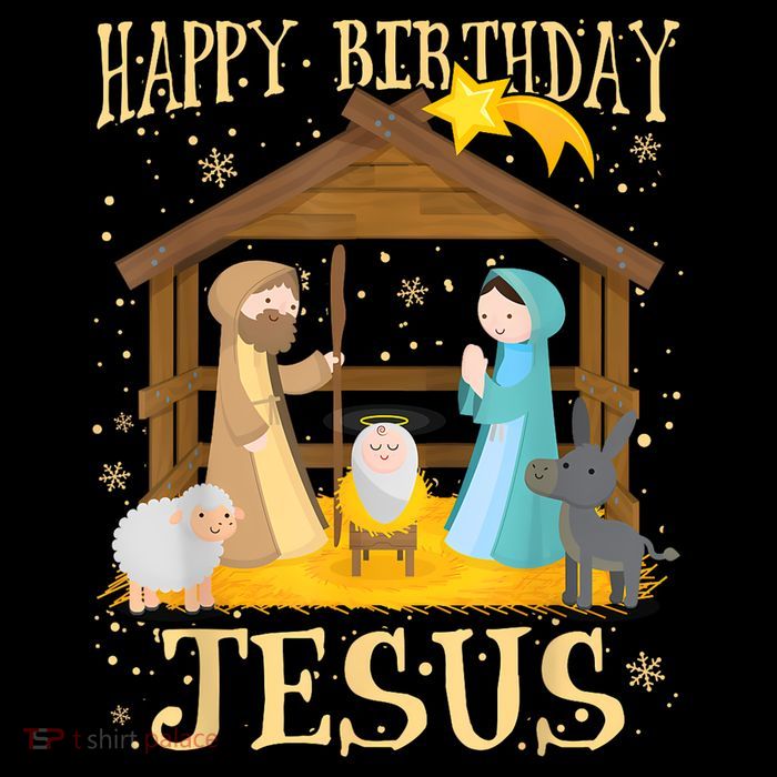 Happy Birthday Jesus Funny Christmas Nativity Christian Baby Bodysuit