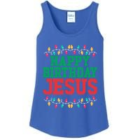 Happy Birthday Jesus Christian Christmas Gift Ladies Essential Tank